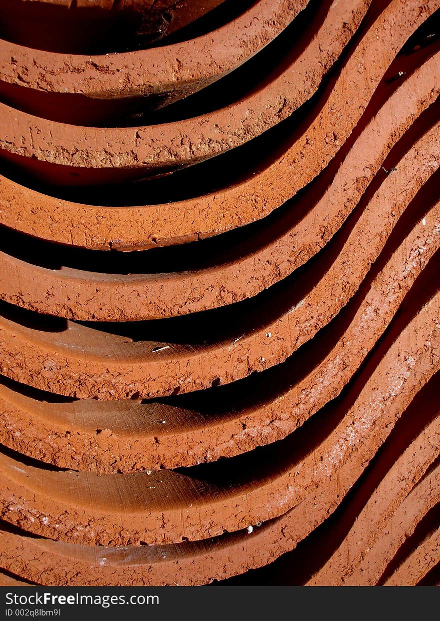 Winding Clay Structure