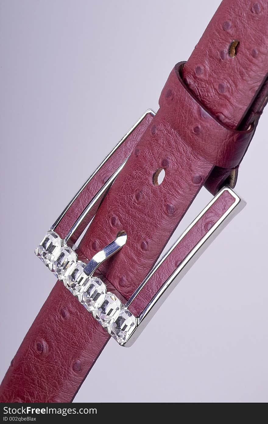 Exclusive ladies belt with diamonds