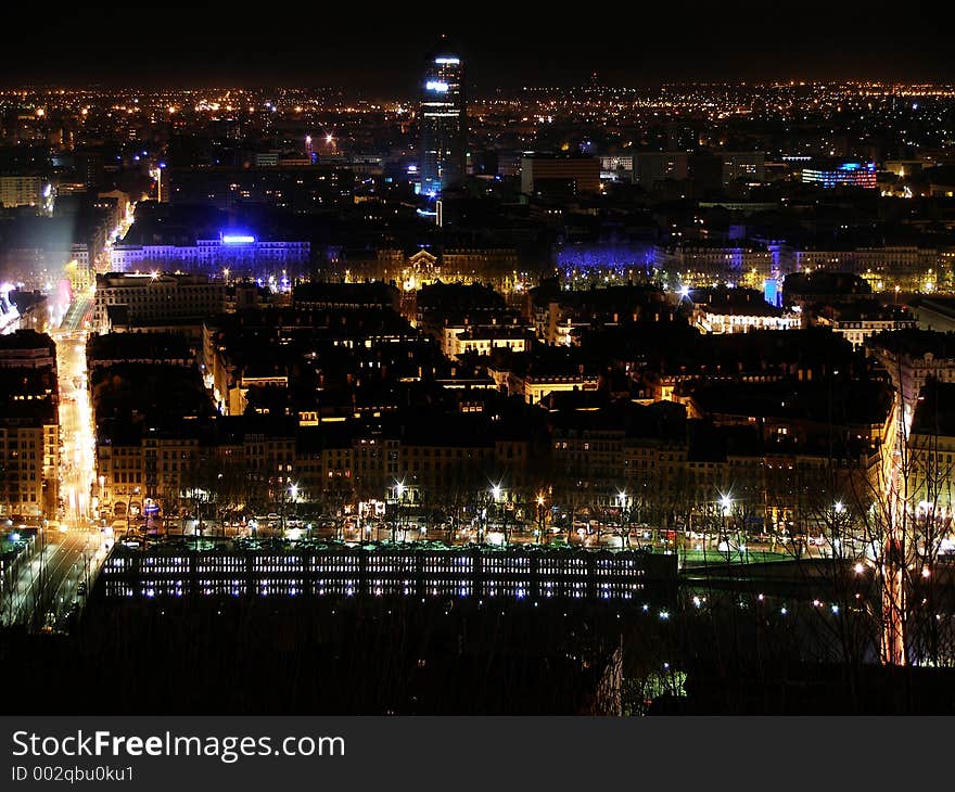 Centre of lyon in france. Centre of lyon in france