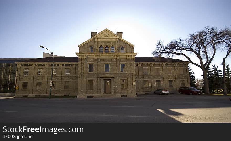 An old stately government building. An old stately government building