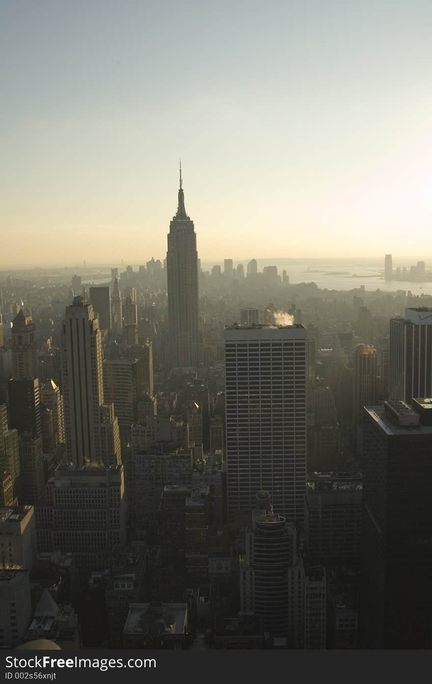 Skyline New York City with Empire State Building. Skyline New York City with Empire State Building