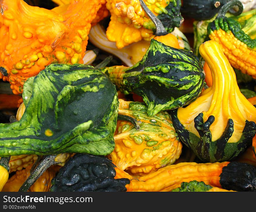 Gourds for sale at the market