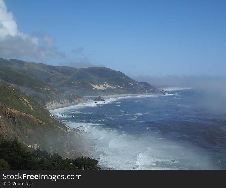 Misty Coast Line