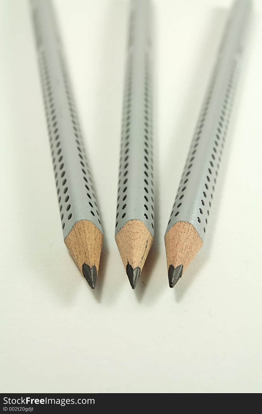 3 pencils