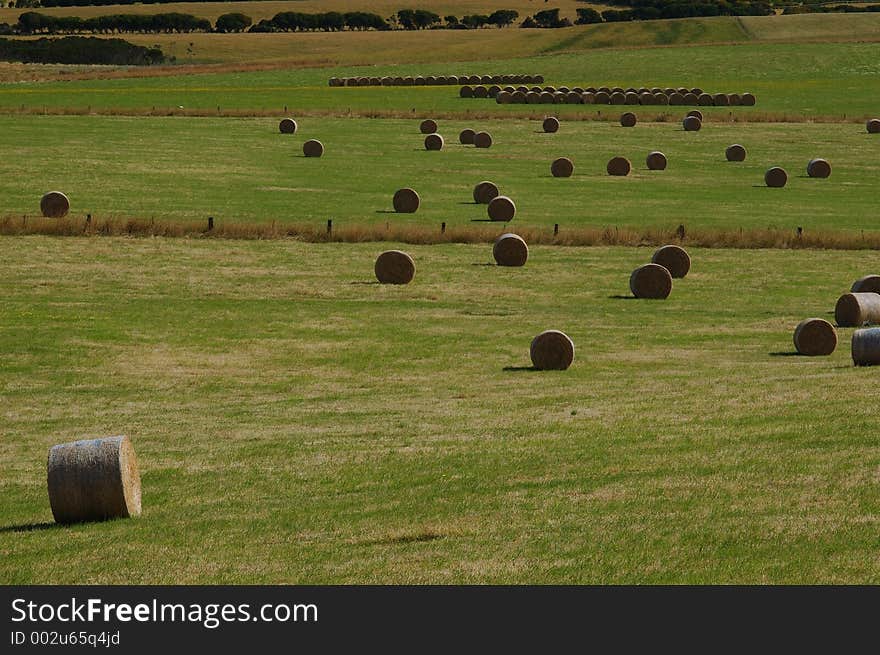 Round haystacks