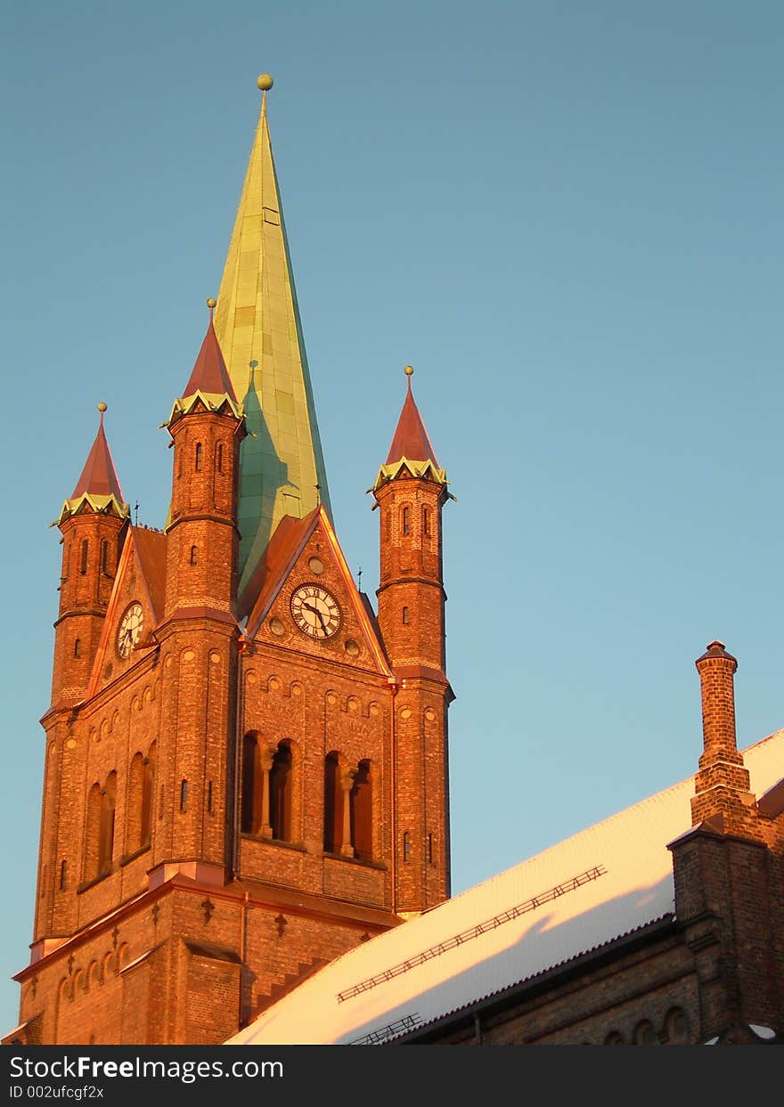 Grønland church in Oslo. Grønland church in Oslo.