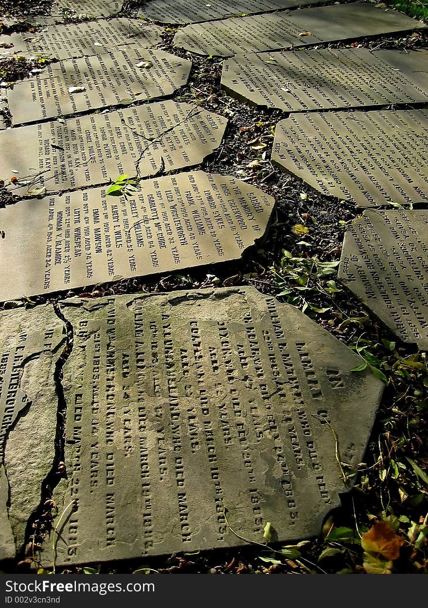 Cemetery at Leeds UK