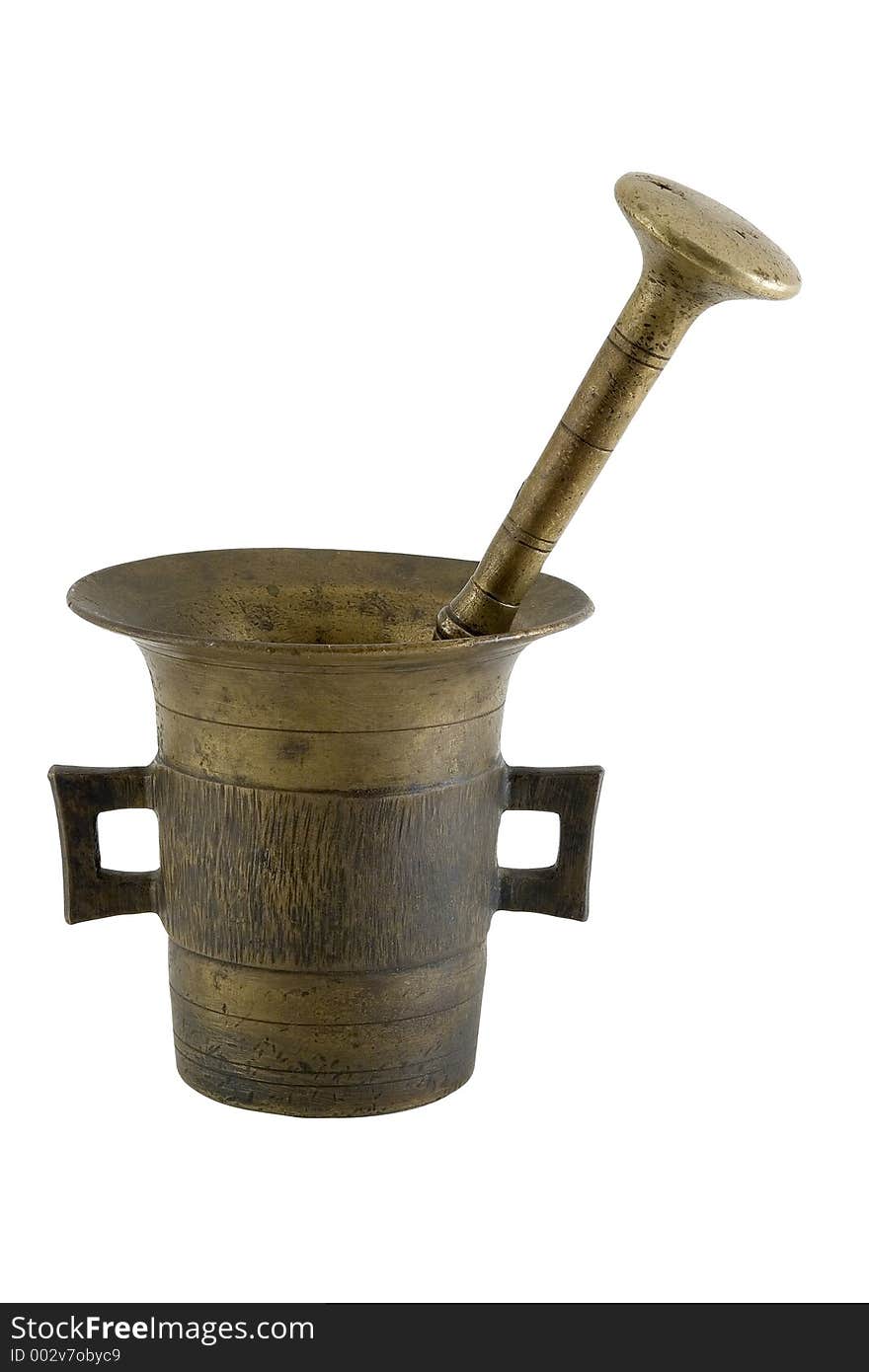 Old mortar and pestle