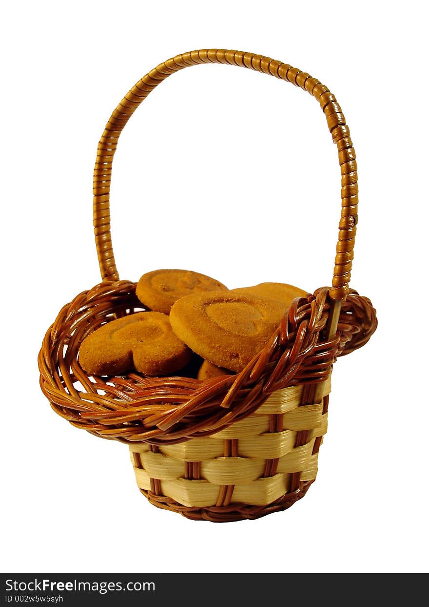 Gingerbreads in basket