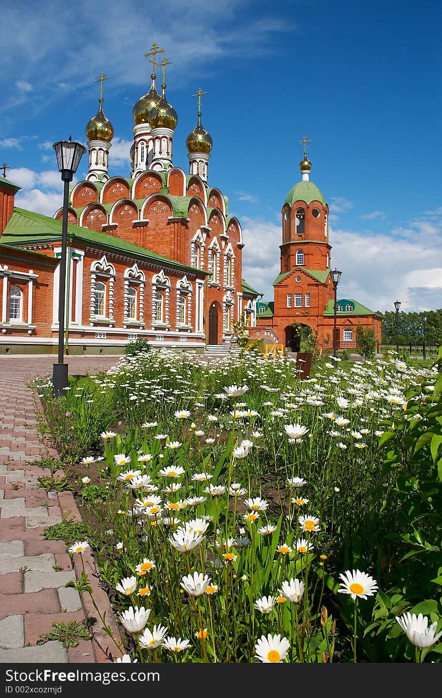 Christianity temple from Syberia