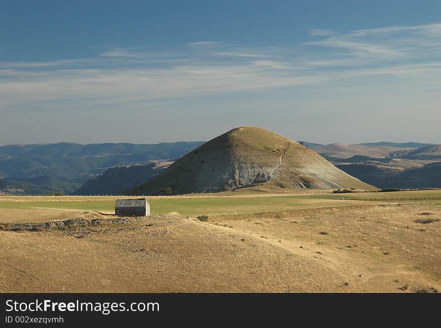 The strange hill of Les Bondons, Mont Lozère, France