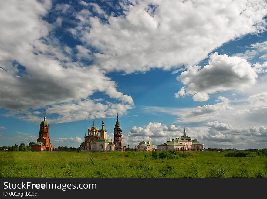 Christianity temple from Syberia. Christianity temple from Syberia