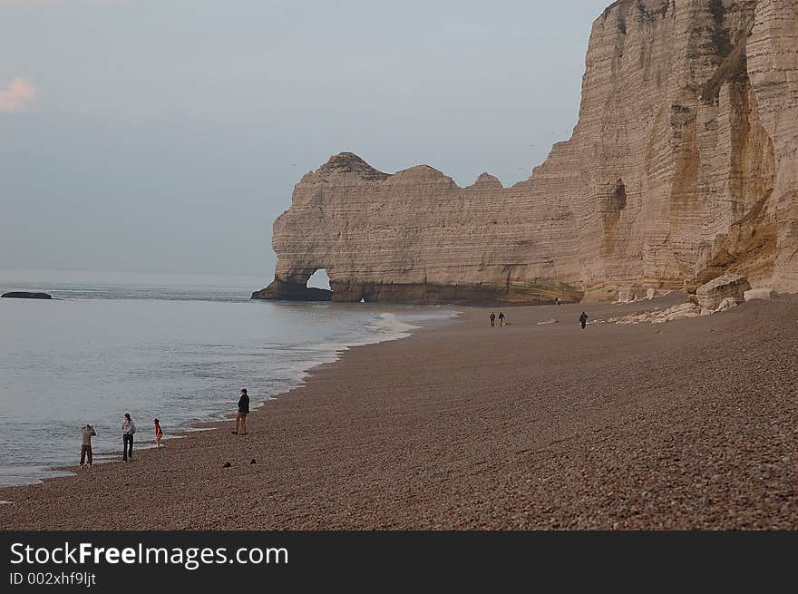 Evening In Etretat