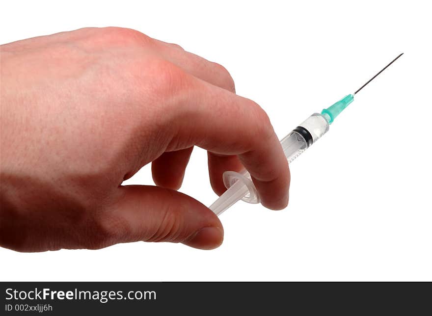 Hypodermic needle (with clipping path)