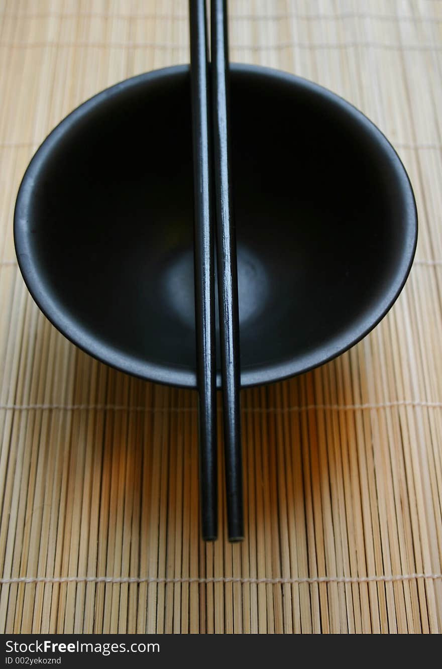 Asian Dining Set - Chopsticks and Bowl