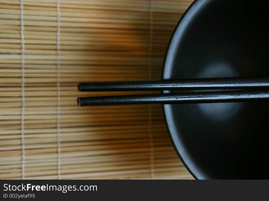 Asian Dining Set - Chopsticks and Bowl