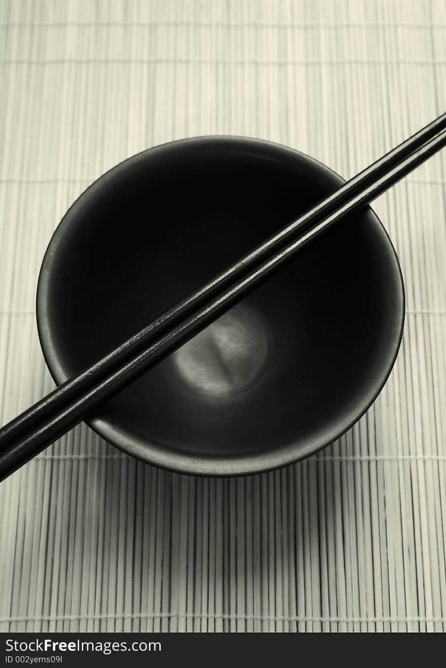 Asian Dining Set - Chopsticks and Bowl