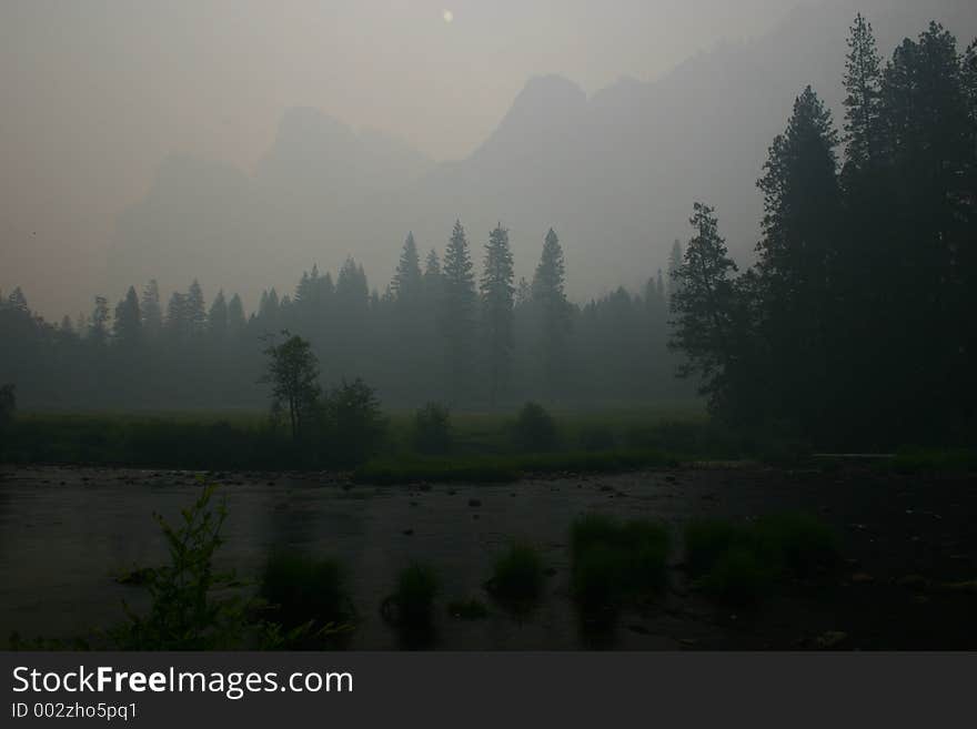 Forest Fire in Yosemite