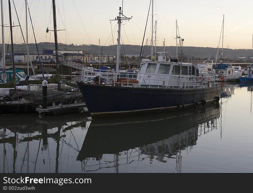 Moored Boat