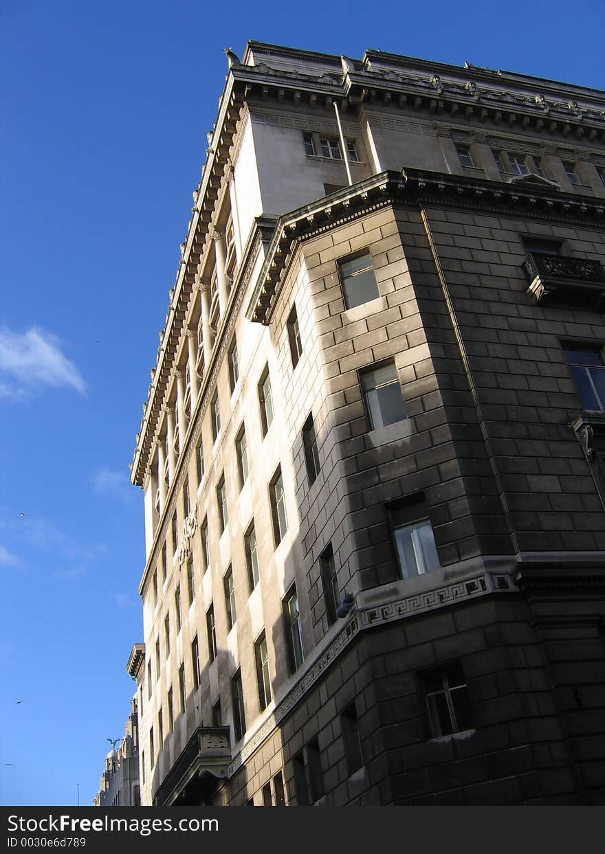 Grand Building in Liverpool England