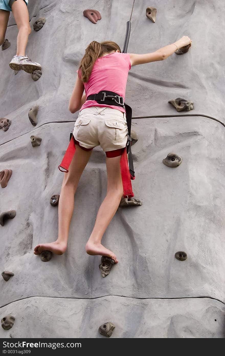 rock climbing