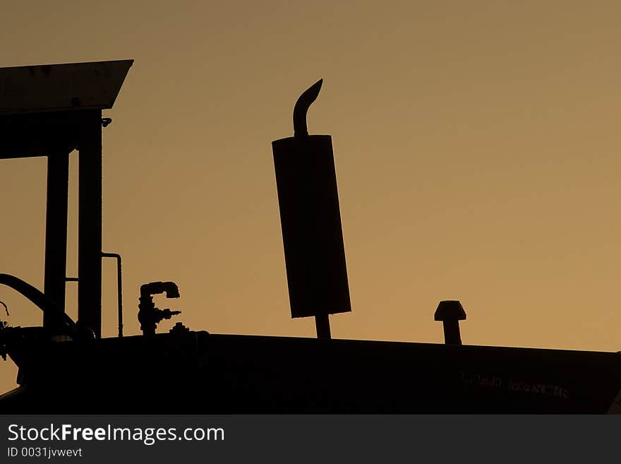 Tractor silhouette