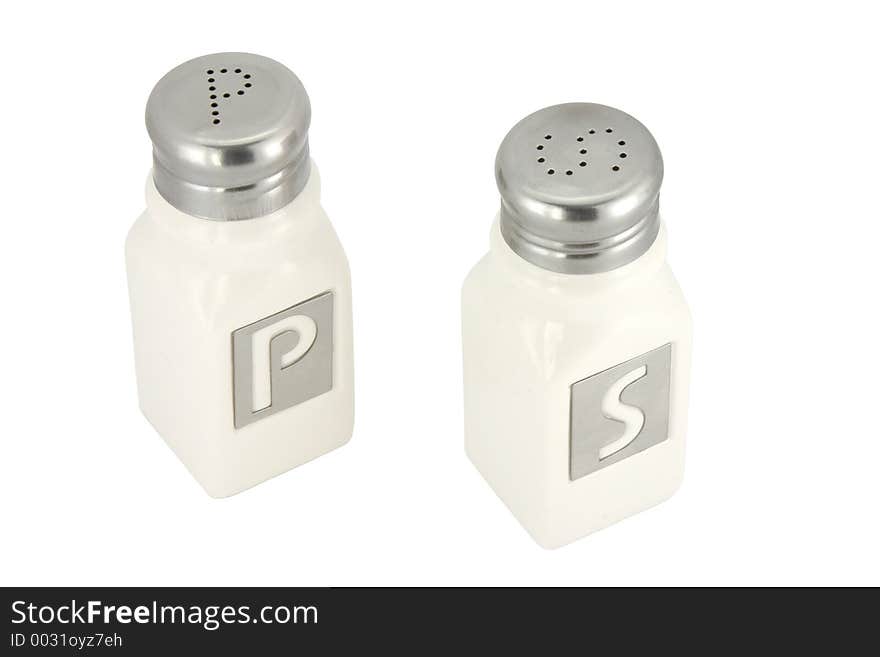 Saltshaker and pepper container