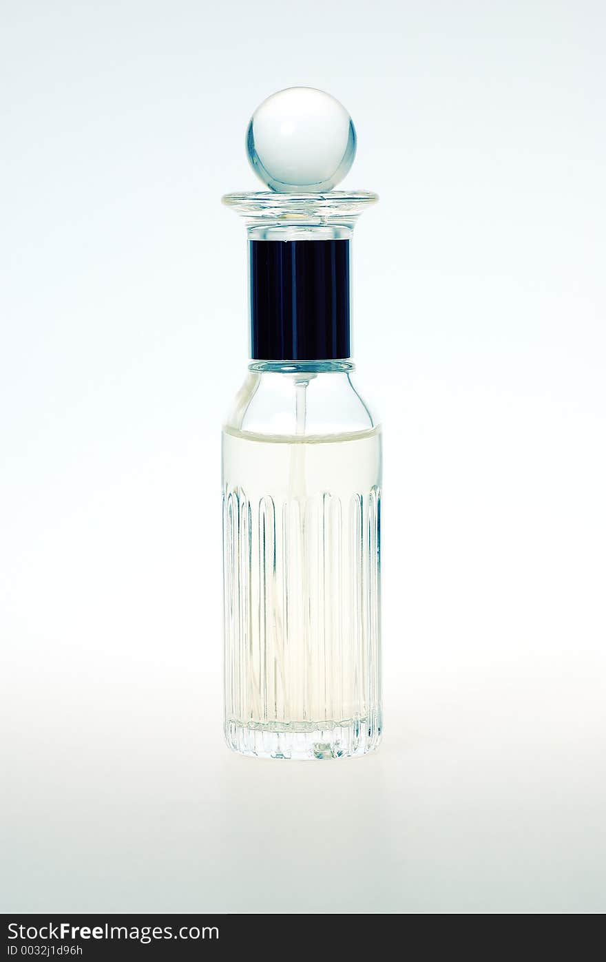 Glass perfume bottle