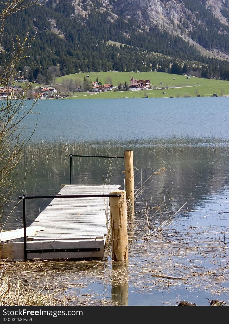 Haldensee Lake in the Austrian Alps