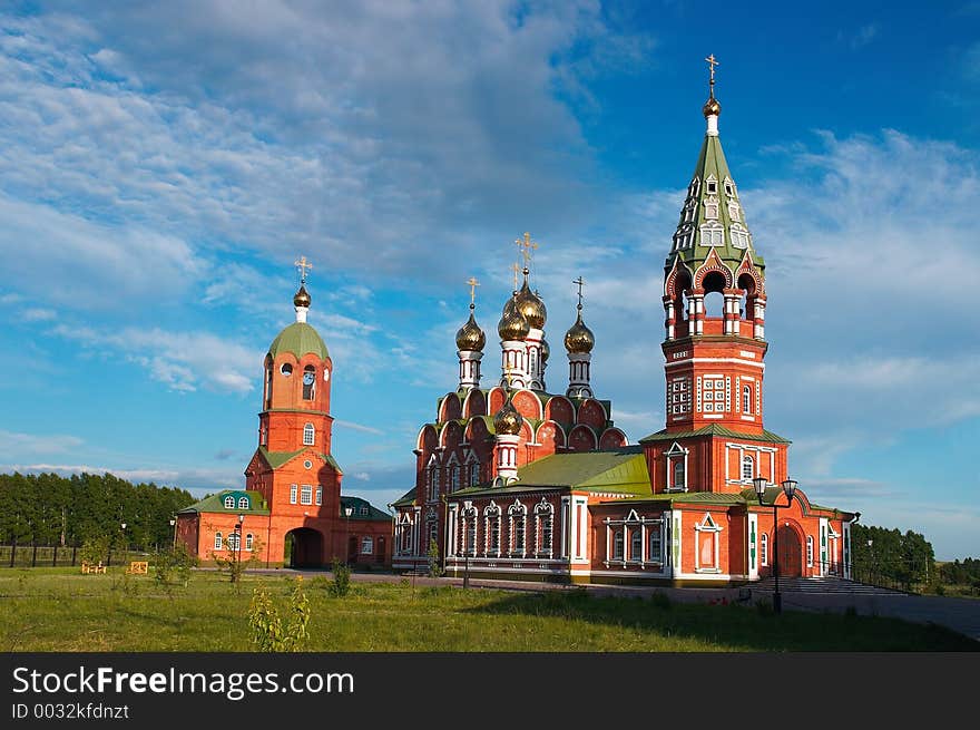 Christianity temple from Syberia. Christianity temple from Syberia