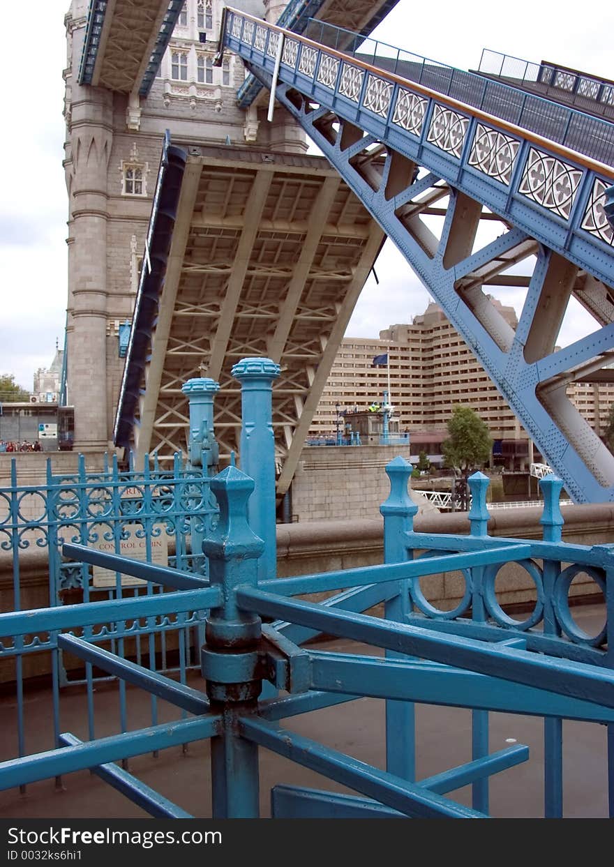 Tower Bridge in London, Open. Tower Bridge in London, Open