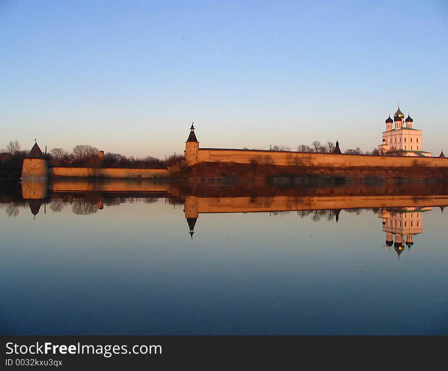 Ancient Russian city created in the ninth century. Ancient Russian city created in the ninth century