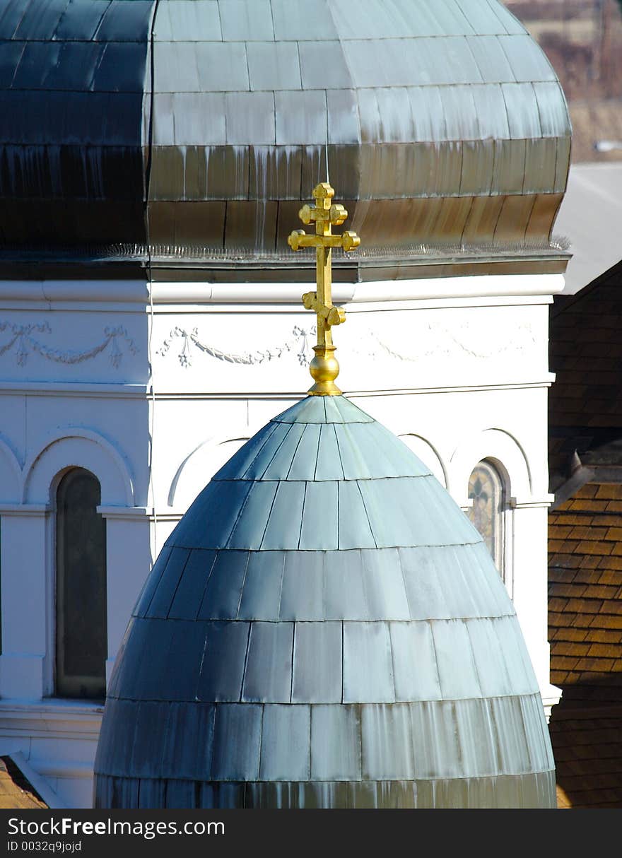 Blue Church Domes