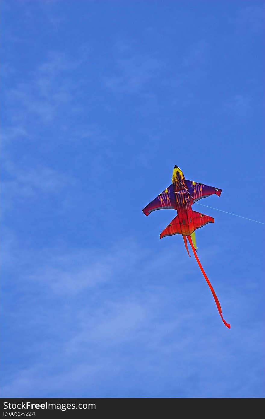 Flying kite