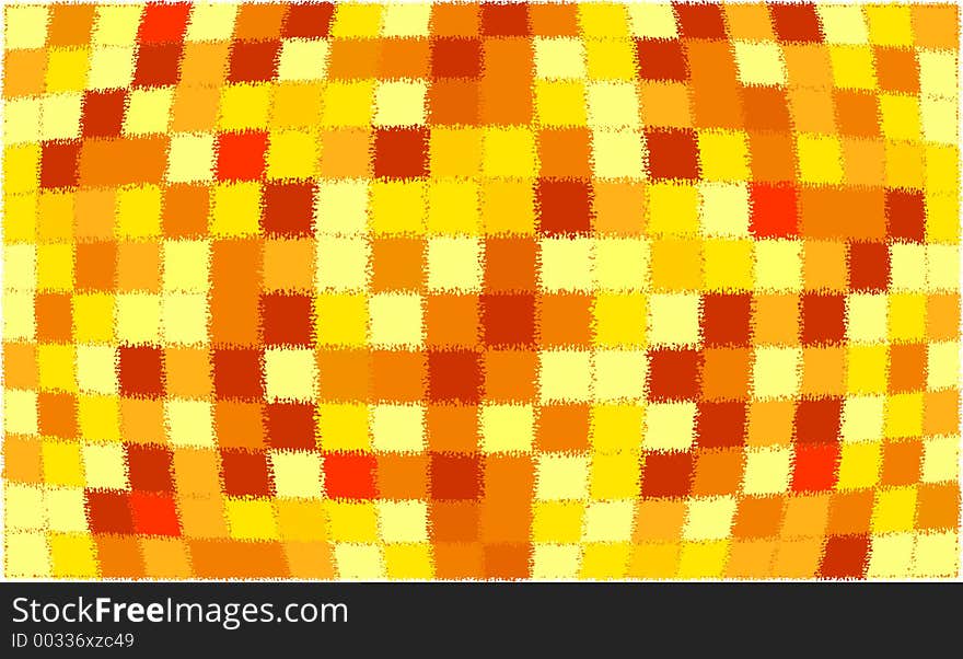 Bloated yellow background. Bloated yellow background