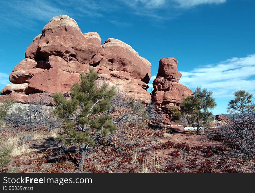 Colorado Sandstone rock formation. Colorado Sandstone rock formation