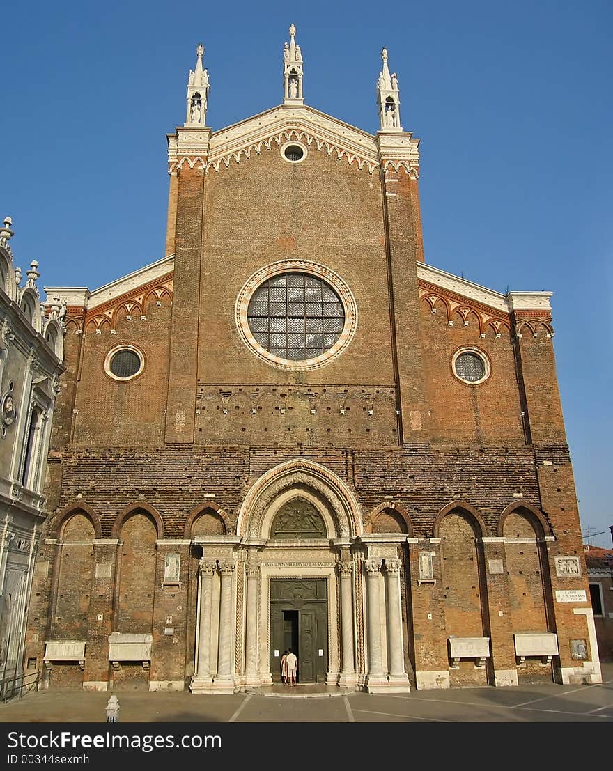 Santa Maria Gloriosa dei Frari, Venice Italy. Santa Maria Gloriosa dei Frari, Venice Italy