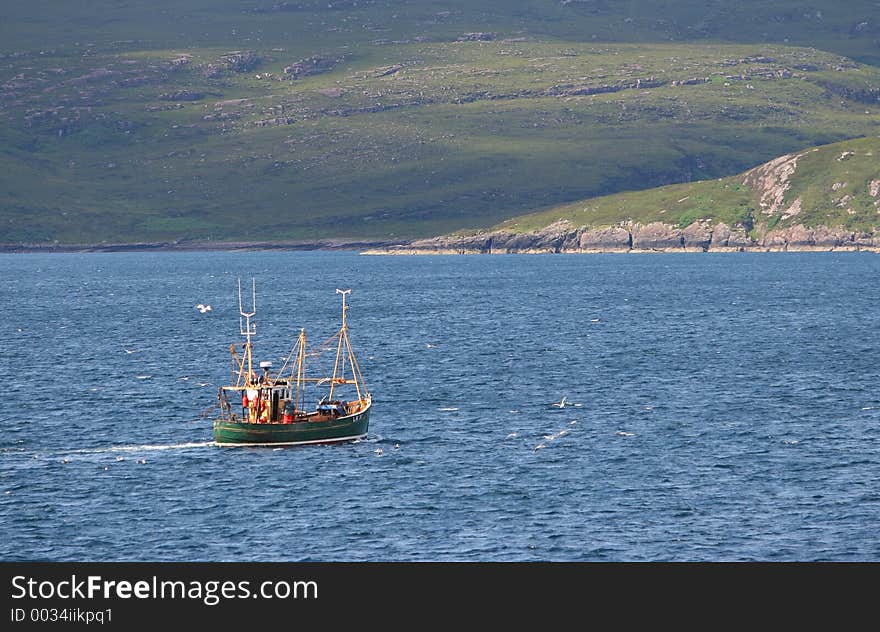 Fishing ship