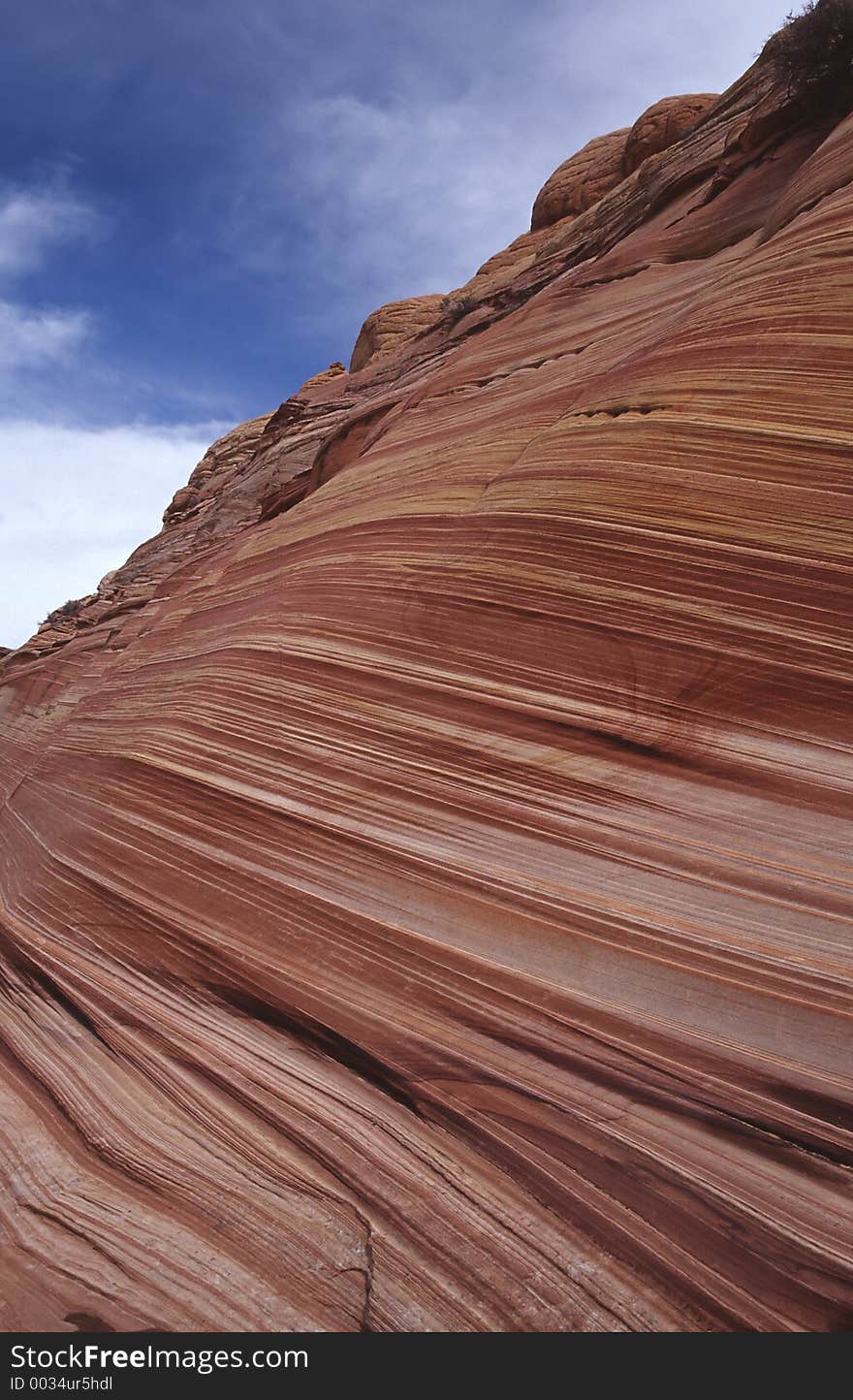 The Wave is one of the most spectacular formation of Sandstone in the Vermillion Cliffs Wilderness Area in southern Utah