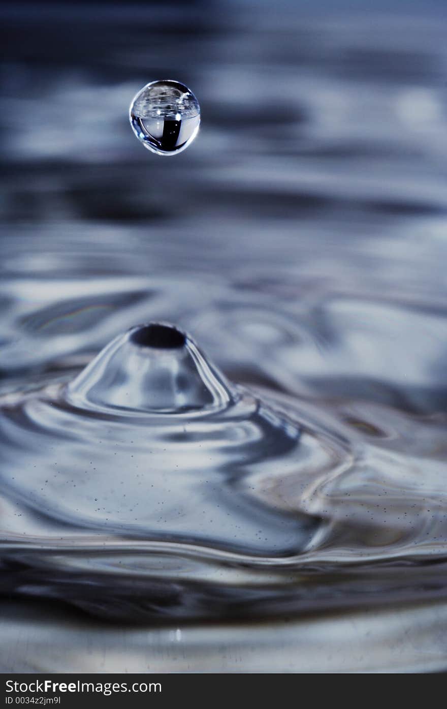 Abstract water drop