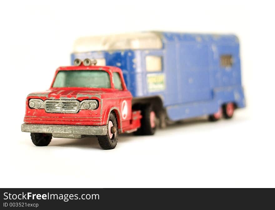 Toy car. Isolated Object. Toy car. Isolated Object