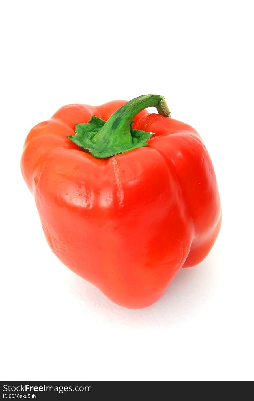 Red Pepper Over White