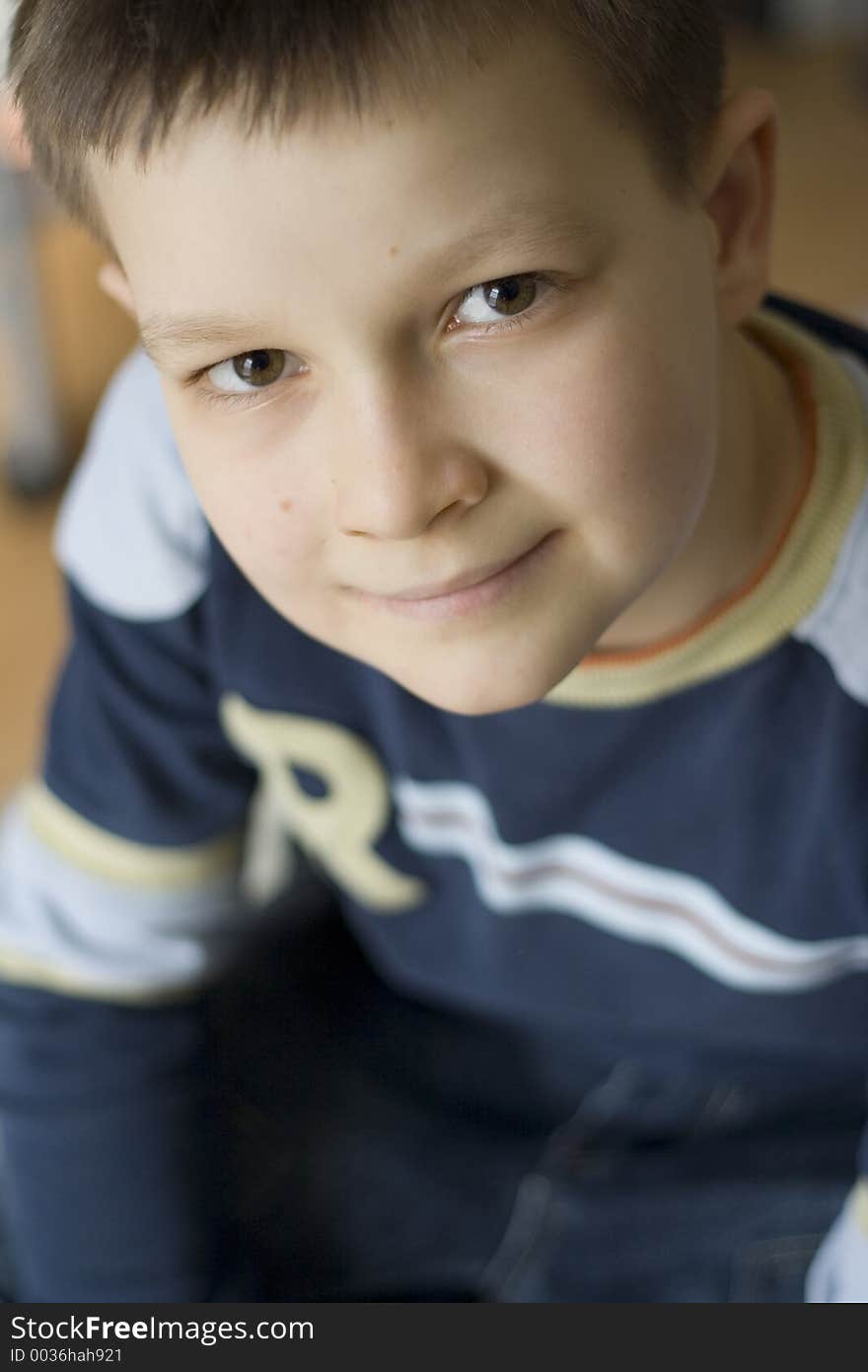 Portrait of young boy