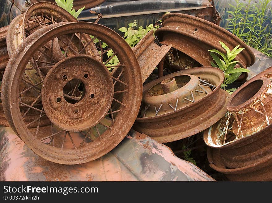 Rusted Wheel Rims