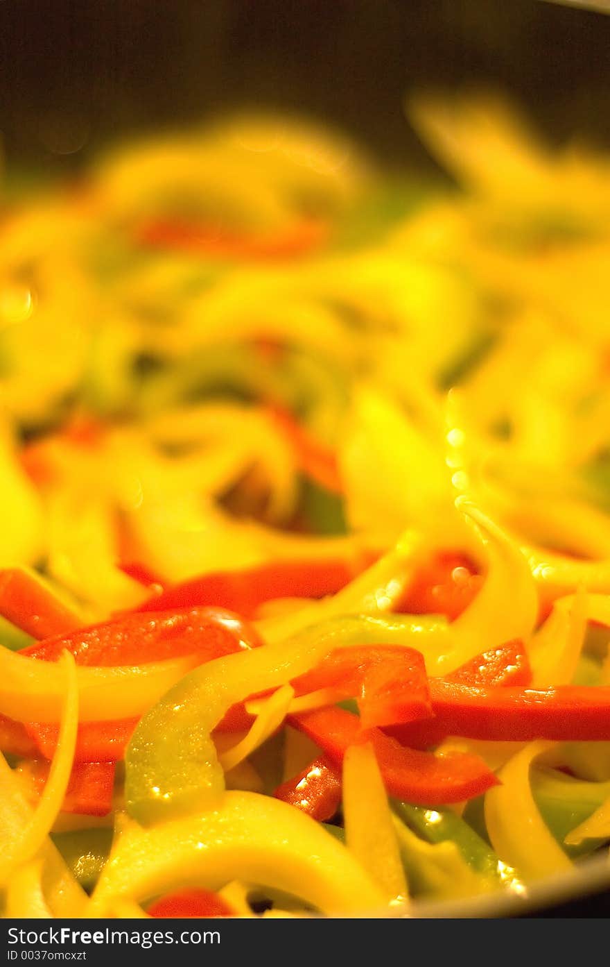 Close-up Of Pepper Salad