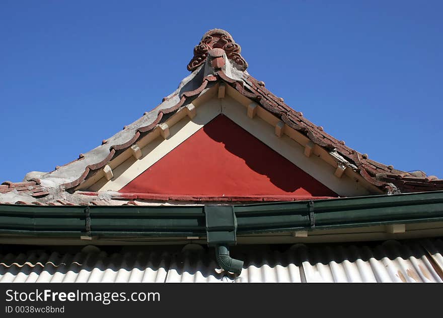 Roof of a traditional Korean house