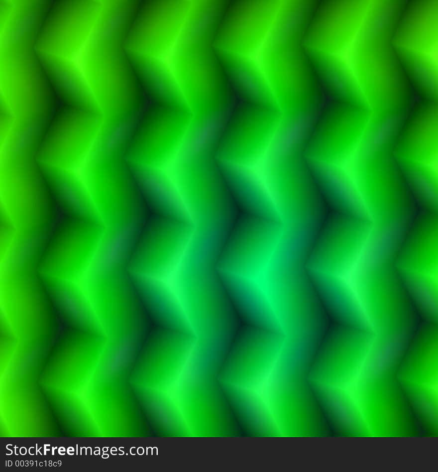 Green 3d boxes pattern