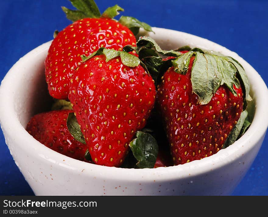 Strawberries In a bowl