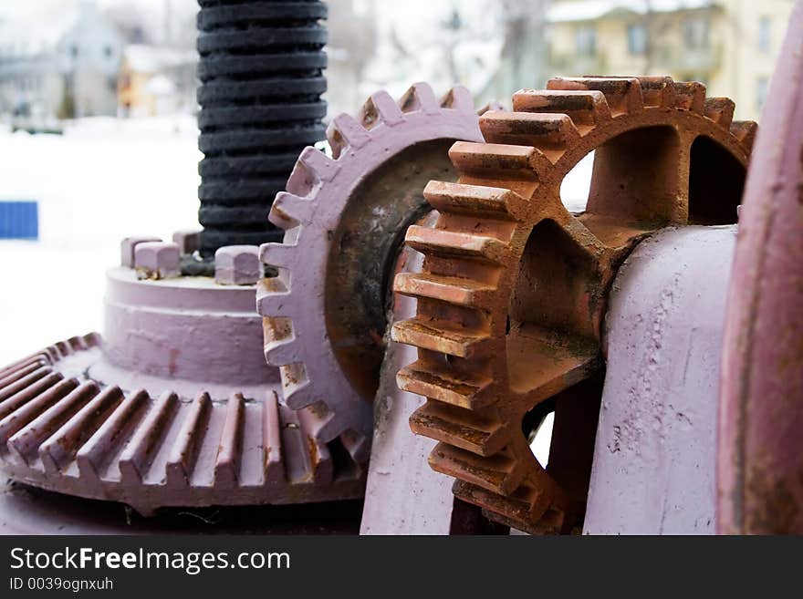 Large gears from a old mill