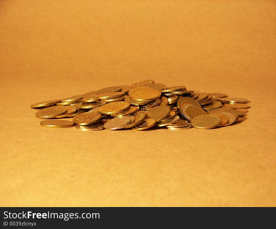 Pile of coins. Pile of coins